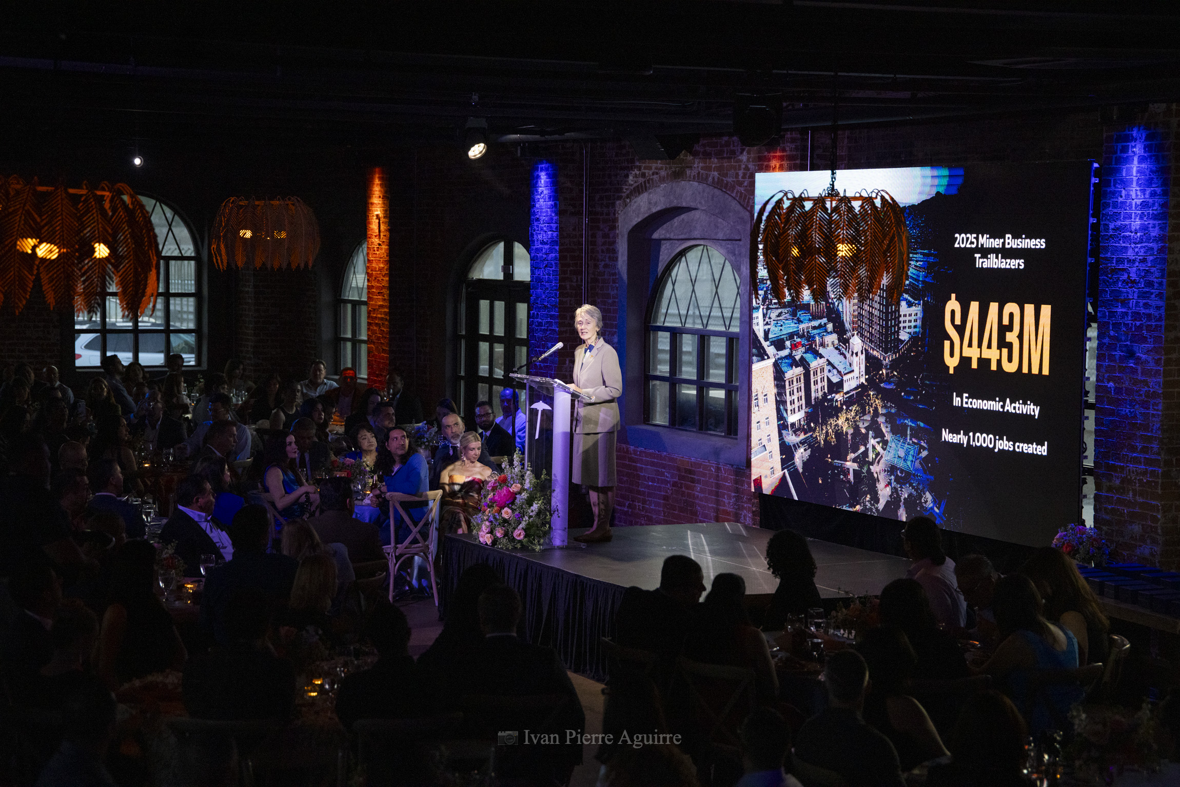 UTEP Miner Business Impact Awards Ceremony at St. Rogers Depot, Thursday, May 29, 2025, in El Paso, Texas. Photo by Ivan Pierre Aguirre